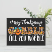 Carte de vacances bon thanksgiving (Debout devant)