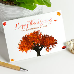 Carte de vacances bon thanksgiving