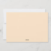 Carte de vacances bon thanksgiving (Dos)