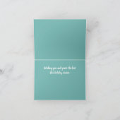 Carte de vacances Bonnes Fêtes (Intérieur)