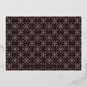 Carte de vacances Bonnes Fêtes de cadre d'assembla (Verso)