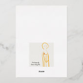 Carte de vacances Bonnes Vacances Foil (Verso)