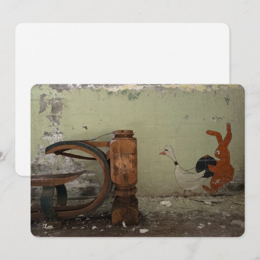 Carte de vacances Bowling Flat (Devant / Derrière)