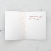 Carte de vacances Bright Red Valentine (Intérieur)