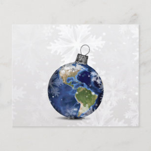 Carte de vacances Budget Earth Orament Business