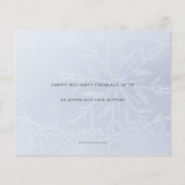 Carte de vacances Budget Red Orament Company (Dos)