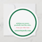 Carte de vacances Business Unique (Dos)