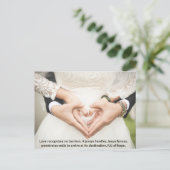 Carte de vacances cadeau de la Saint-Valentin mari (Debout devant)