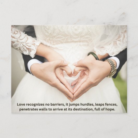 Carte de vacances cadeau de la Saint-Valentin mari (Devant)