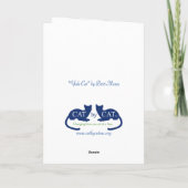 Carte de vacances Cat pour Cat By Cat Inc (Dos)