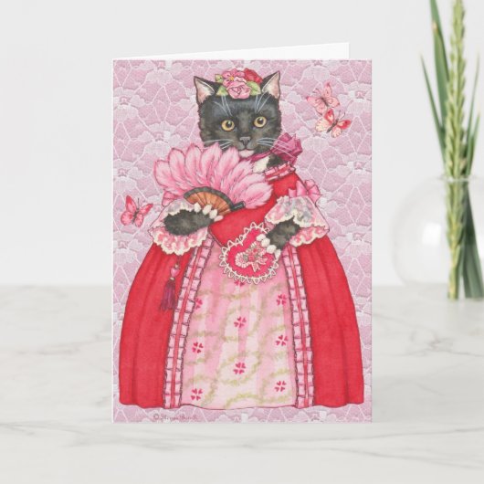 Carte de vacances Cat Princess Valentine (Devant)