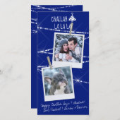 Carte de vacances Challah Days Hanoukka 2-Photo |  (Devant / Derrière)