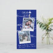 Carte de vacances Challah Days Hanoukka 2-Photo |  (Debout devant)