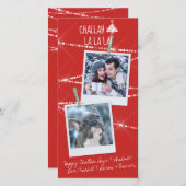 Carte de vacances Challah Days Hanoukka 2-Photo |  (Devant / Derrière)