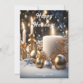 Carte de vacances Chandelles (Devant)