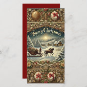 Carte De Vacances Cheer De Leigh À Noël (Devant / Derrière)