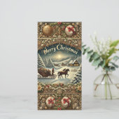 Carte De Vacances Cheer De Leigh À Noël (Debout devant)