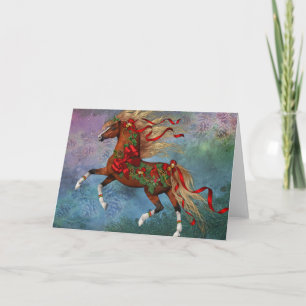 Carte de vacances "Chestnut Cheer" (avec design in