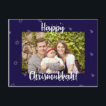Carte de vacances Chrismukkah<br><div class="desc">Carte de vacances interconfessionnelle</div>