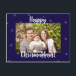 Carte de vacances Chrismukkah<br><div class="desc">Carte de vacances interconfessionnelle</div>
