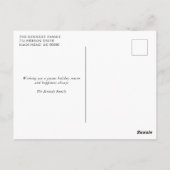 Carte de vacances Christmas Coastal Beach (Dos)