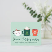 Carte de vacances Christmas Mugs (Debout devant)