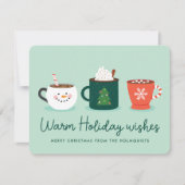 Carte de vacances Christmas Mugs (Devant)