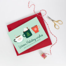 Carte de vacances Christmas Mugs