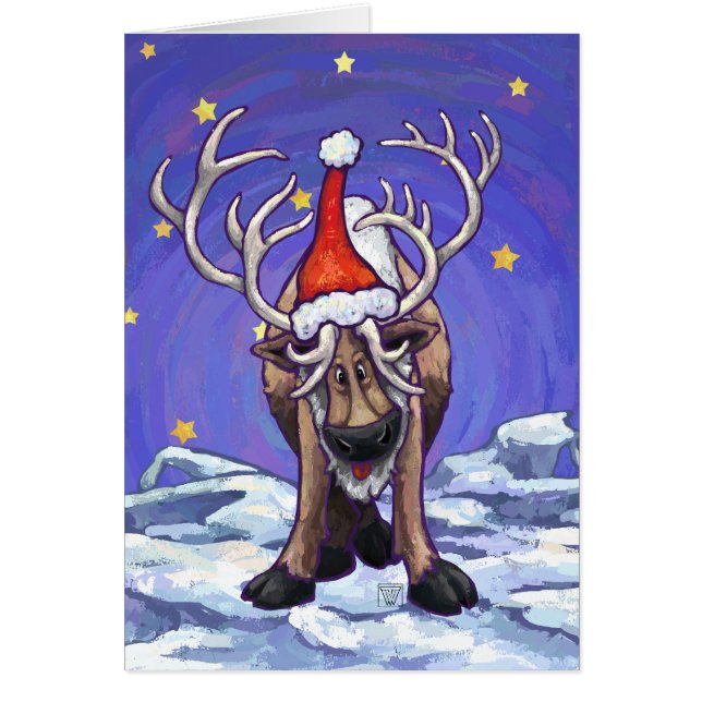 Carte de vacances Christmas Reindeer (Devant)