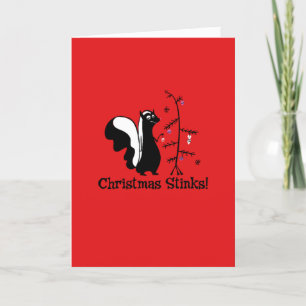 Carte de vacances Christmas Stinks