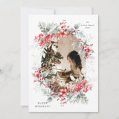 Carte de vacances classique Berries One Photo Holi (Devant)