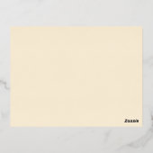 Carte de vacances classique Red Striped (Verso)