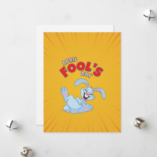 Carte de vacances colorée d'April Fools' Day