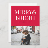 carte de vacances colorée, joyeuse et lumineuse (Devant / Derrière)