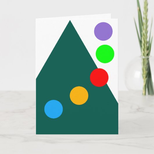 Carte de vacances contemporaine (Devant)