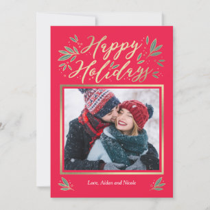 Carte de vacances couleur modifiable à la lumière