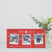 Carte de vacances Cute Challah Days La La La 3-Pho (Debout devant)