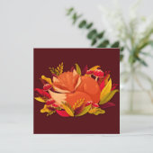 Carte de vacances Cute Fox (Debout devant)