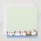 Carte de vacances Cute Otter (Dos)