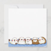 Carte de vacances Cute Otter (Dos)