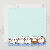 Carte de vacances Cute Otter (Dos)