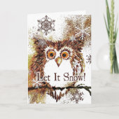 Carte de vacances Cute Owl (Devant)