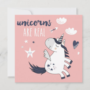 Carte de vacances Cute Unicorn