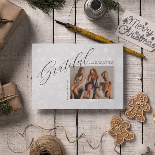 CARTE DE VACANCES D'AFFAIRES Ajouter votre photo