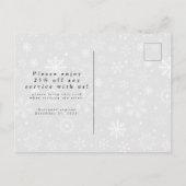 CARTE DE VACANCES D'AFFAIRES Ajouter votre photo (Dos)