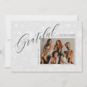 CARTE DE VACANCES D'AFFAIRES Ajouter votre photo (Devant)