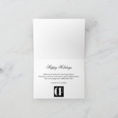 Carte de vacances d'affaires de pays de Joyeuses (Intérieur)