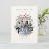 Carte de vacances d'affaires minimaliste moderne a (Debout devant)