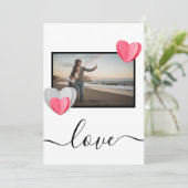 carte de vacances d'amour (Debout devant)