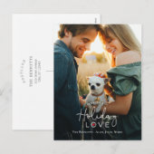 Carte de vacances d'amour de vacances (Devant / Derrière)
